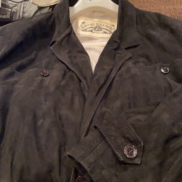 Vintage Suede Men’s Bomber Style Jacket-Sz Lg - Picture 10 of 12